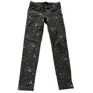 Levi's Knit Star Print Jeans - Girls Size 7 - Gray